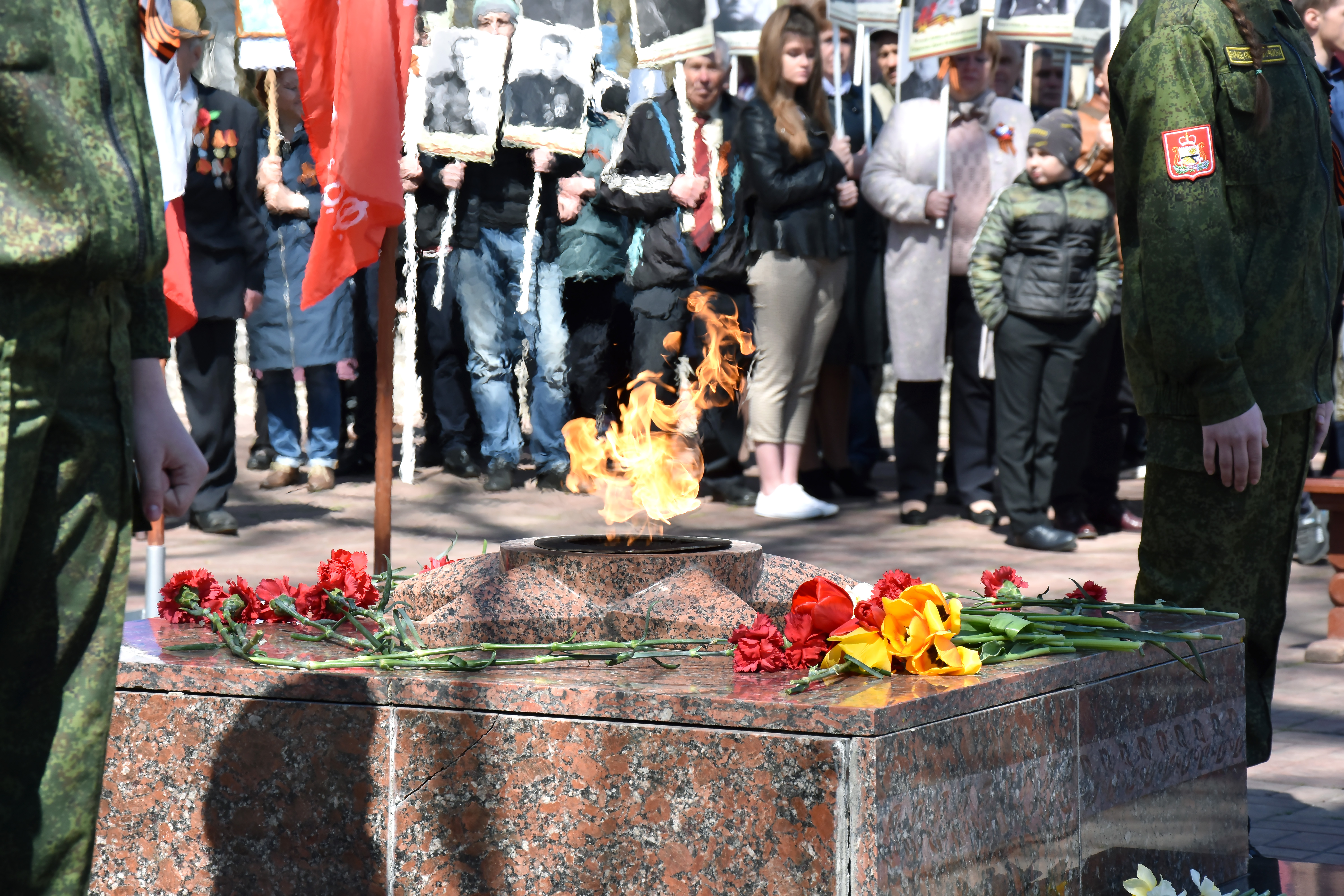 Краснинцы отметили 77 годовщину Великой Победы!