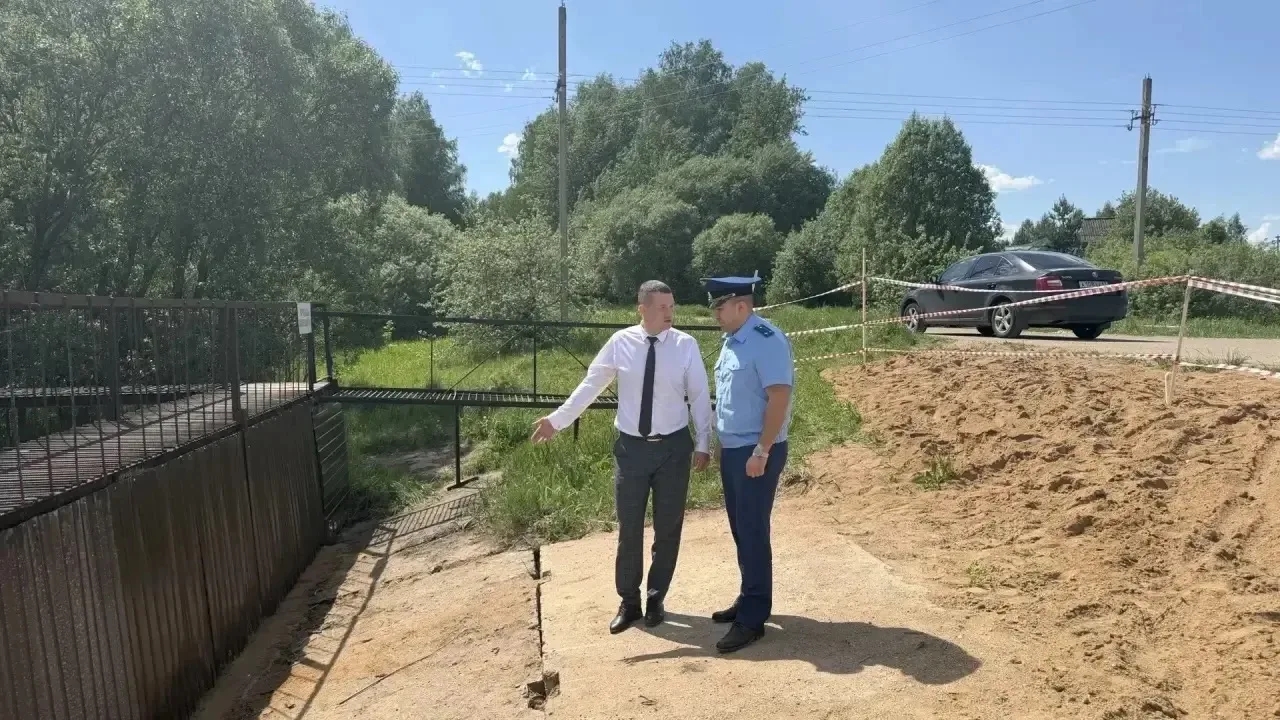 Выездная проверка состояния гидротехнического сооружения на реке Свиная